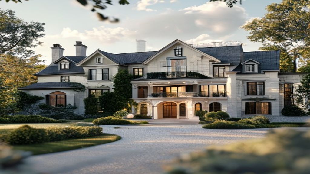 Elegant luxury country homes surrounded by rolling hills and refined architecture.