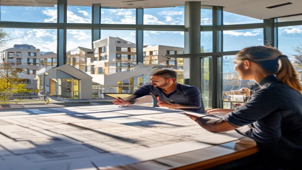 Modern new build developments showcasing contemporary residential properties under construction