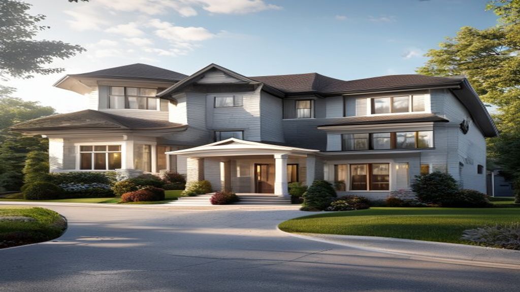 Spacious modern home with a landscaped garden listed as a new property for sale.