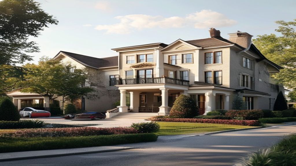 Luxurious mansions listed for sale, showcasing elegant architecture and premium amenities.